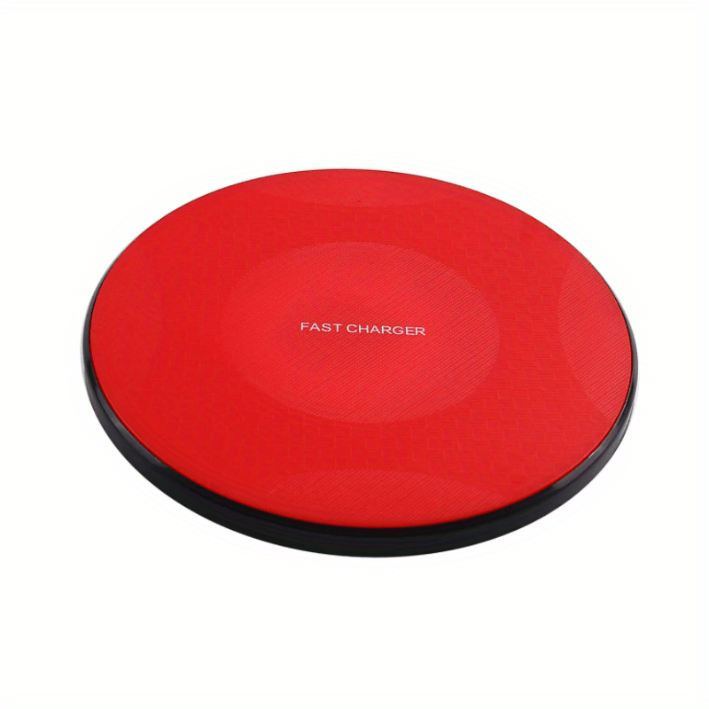 10W Fast Wireless Charger, Compatible with iPhone 16/15/14/13/12/11/8 Series, S23/S22/S21/S20/S10/S9/S8/S7/S6 Series, Note 10/9/8/5 Series, Slim Design for Bedside & Office Desk, Free Cable Included