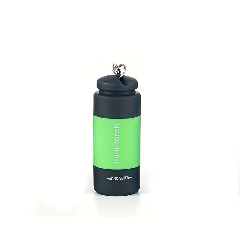 USB Rechargeable Portable Flashlight Keychain Mini Flashlight Camping Super Bright Light Outdoor Products