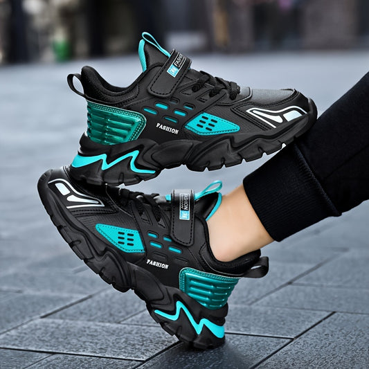 Boy'S Trendy Chunky Shoes, Comfy Non Slip Casual Soft Sole Waterproof Sneakers For Kids Outdoor Activities