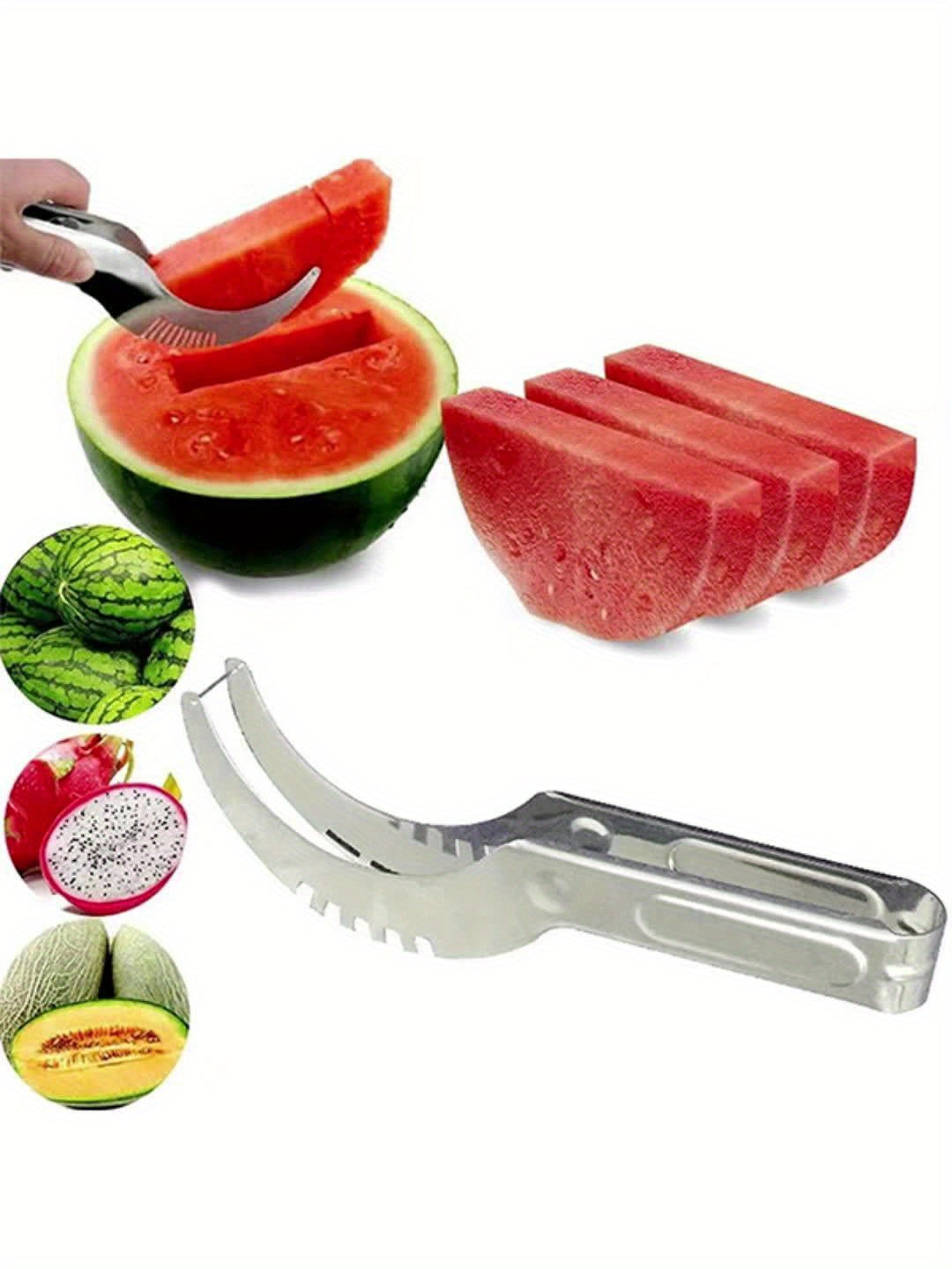 Cutting Watermelon Block, Watermelon Fruit Splitter, Stainless Steel Cutting Watermelon